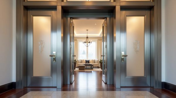 Choose modern steel doors for high-end aesthetic and durability