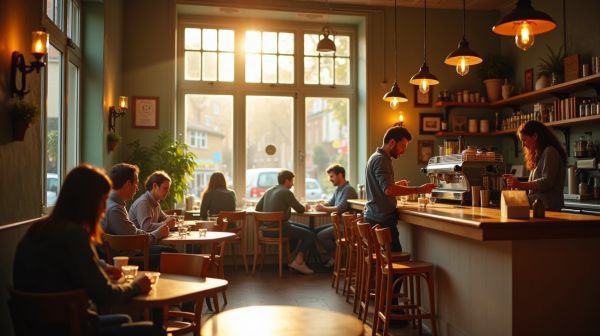 Savor the charm of a family run cafe in London
