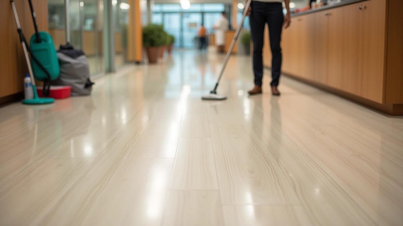 Main components of commercial floor cleaning services